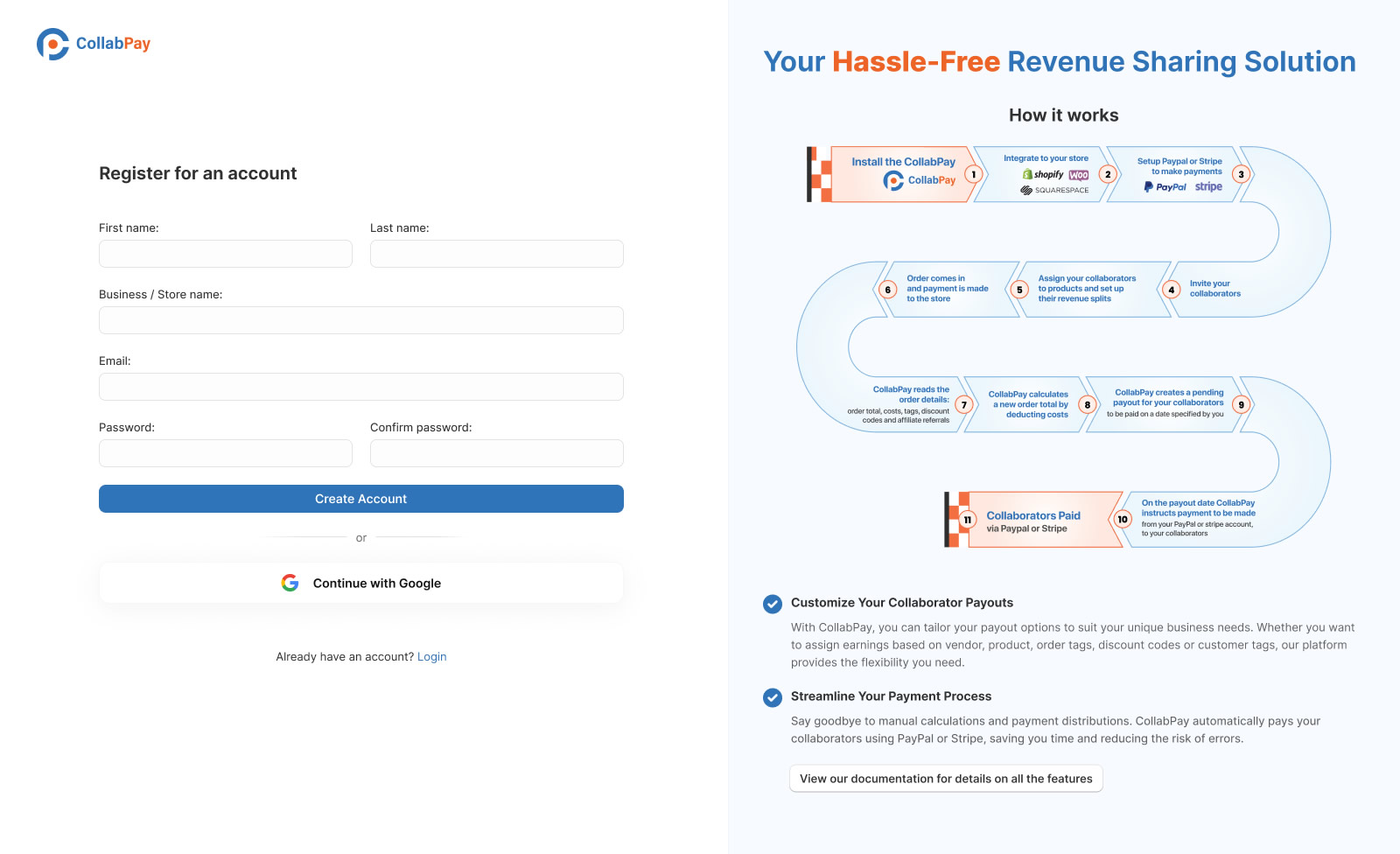 signup