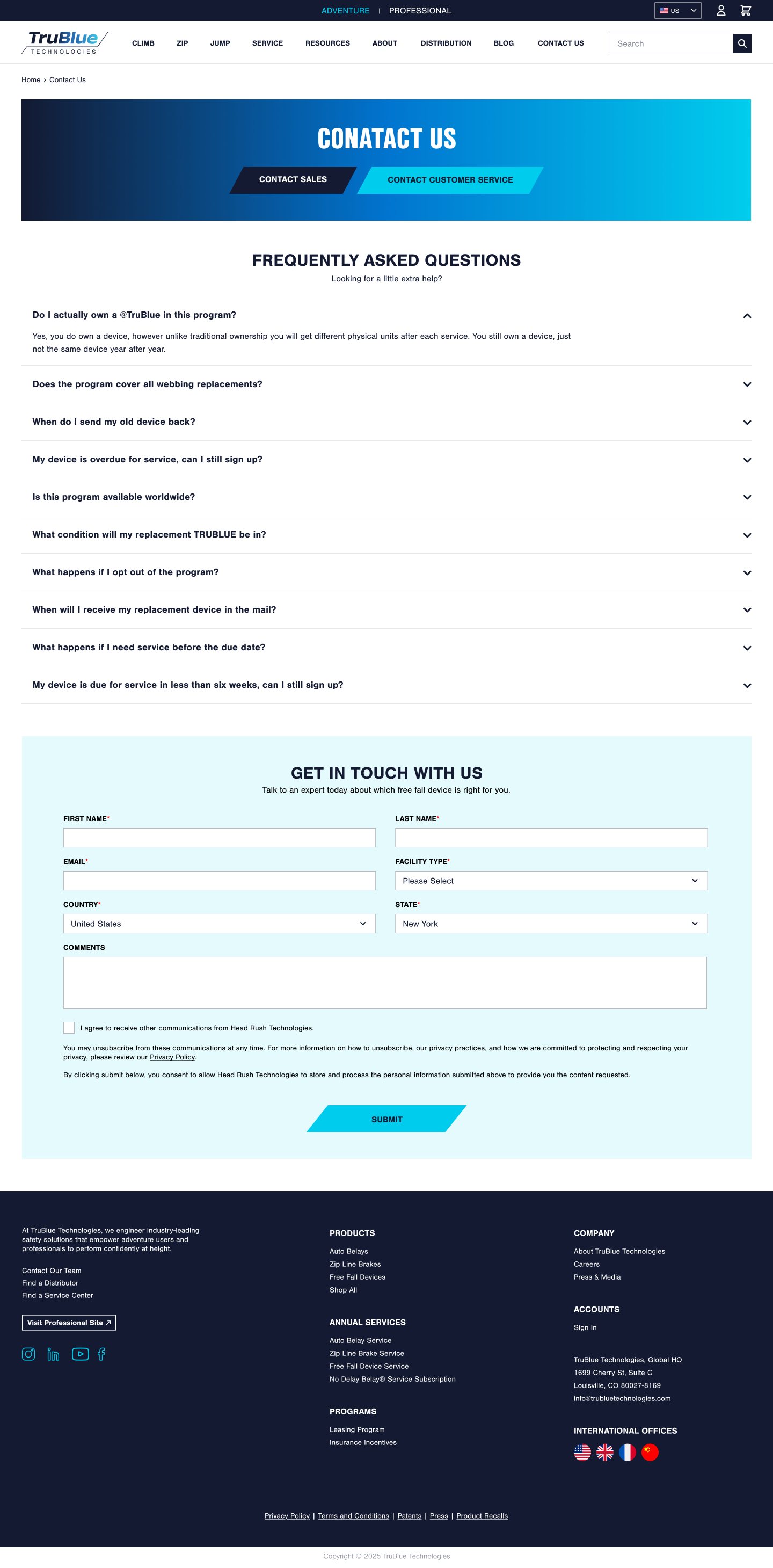 Contact us