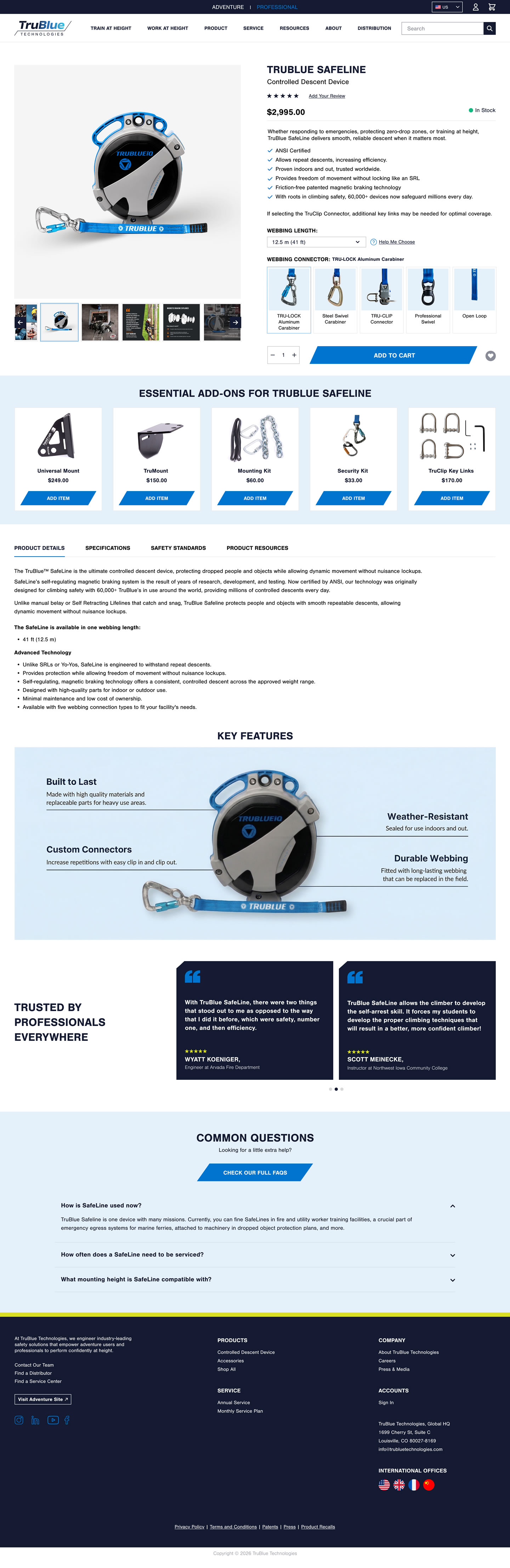 Product Page Detail