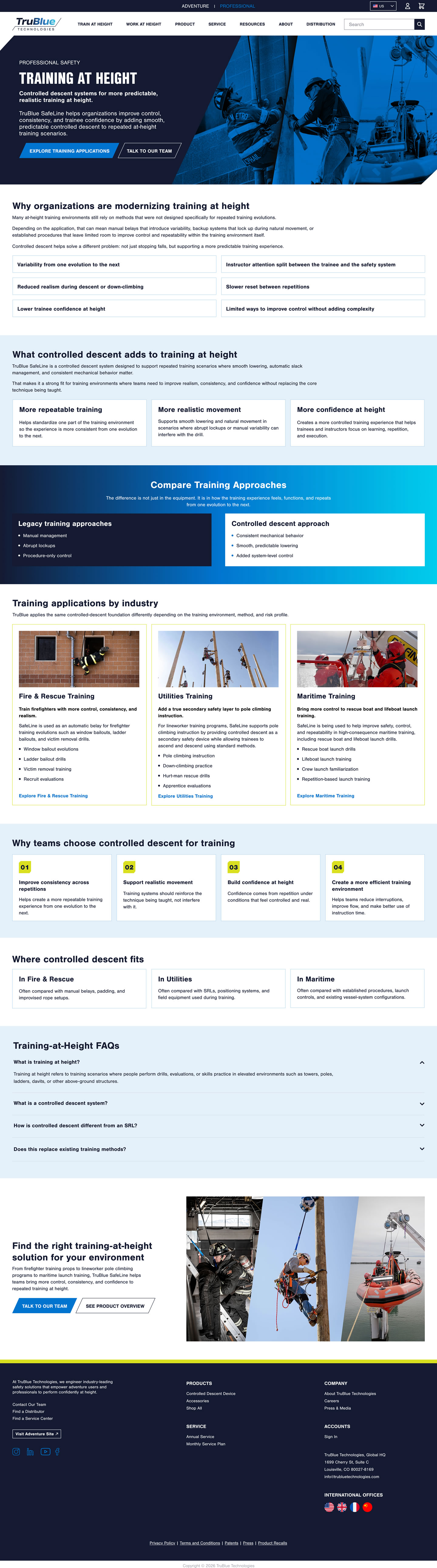 Training at Height Hub