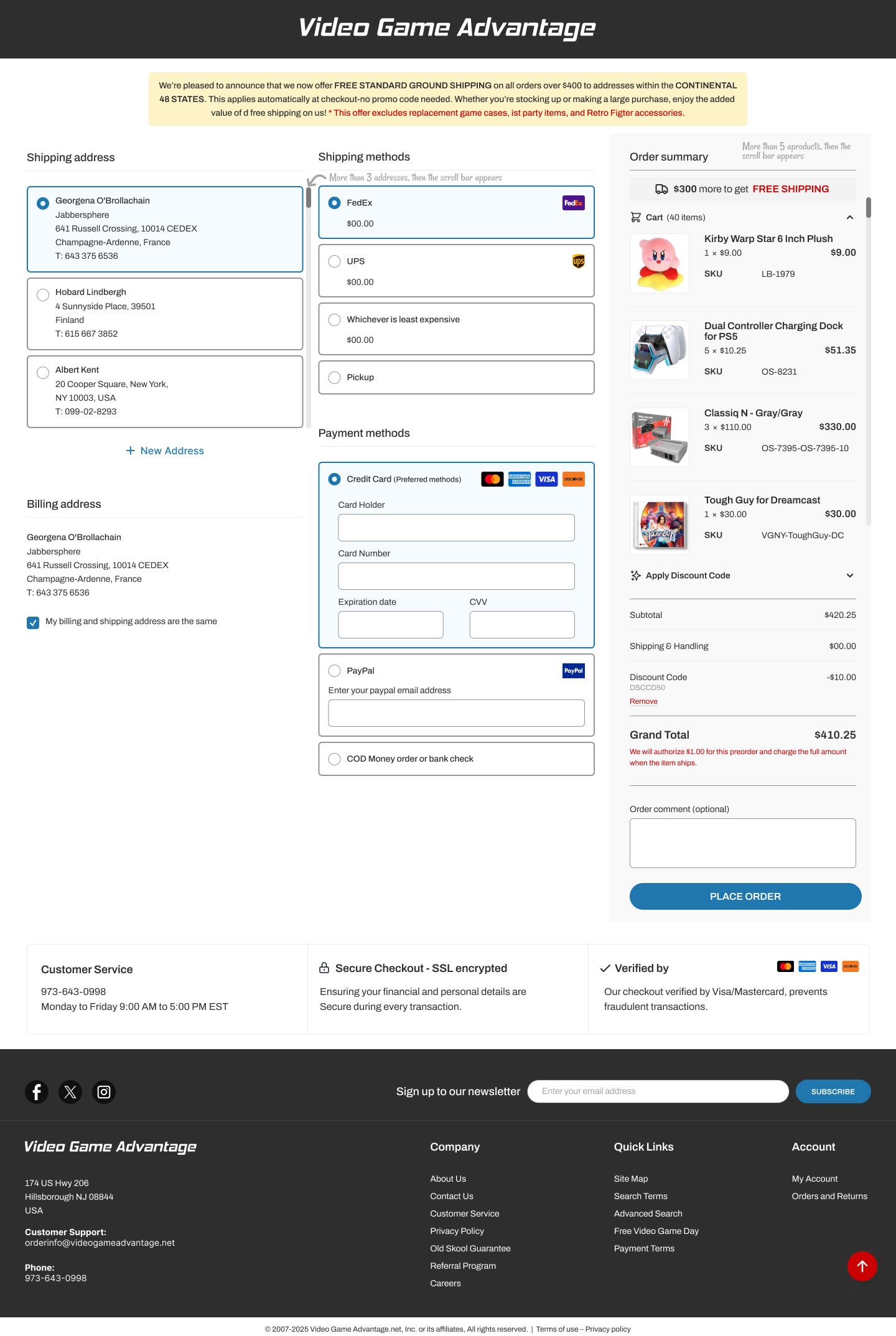 checkout loggedin