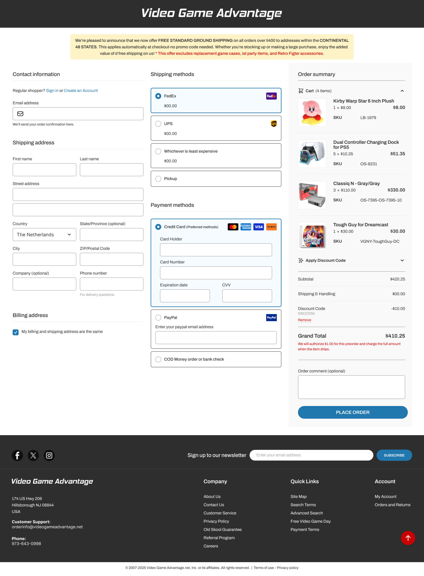 checkout open cart